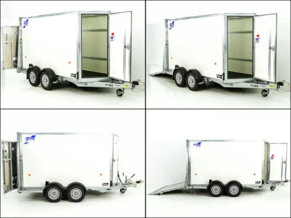 Ifor Williams Kofferanhänger BV 125 147x360cm H:183cm 2,7t Klappenkombi – Bild 11