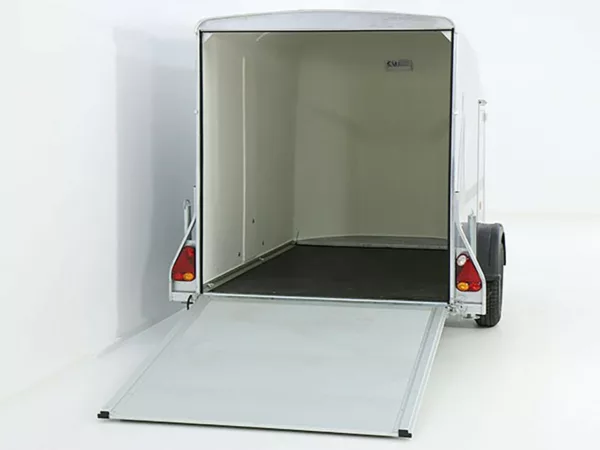 Debon Kofferanhänger Cargo 1300 Vollpoly 150x290cm H:160cm|Tür|grau – Bild 7