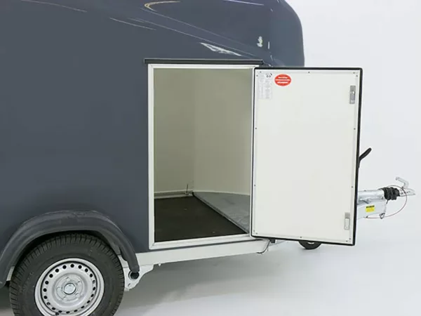 Debon Kofferanhänger Cargo 1300 Vollpoly 150x290cm H:160cm|Tür|grau – Bild 10
