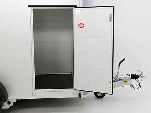 Debon Kofferanhänger C300 148x295cm H:190cm 1,3t|Alu|Polybug|Tür|schwarz – Bild 13