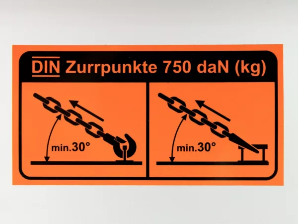 Vezeko Kofferanhänger 152x305cm Höhe:193cm 2,7t|schwarz – Bild 12