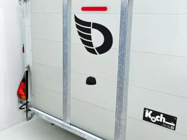 Debon Kofferanhänger Roadster Alu C700 179x378 H201 2,6t|Alu|Polybug|Tür|schwarz – Bild 11