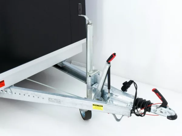 Vezeko Kofferanhänger 152x355cm Höhe:193cm 2,7t|Rampe|schwarz – Bild 11