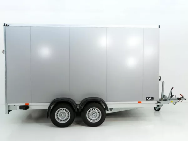 Vezeko Kofferanhänger 204x405cm Höhe:205cm 2,7t|Rampe|silber – Bild 6