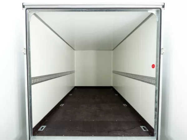 Vezeko Kofferanhänger 204x405cm Höhe:205cm 2,7t|Rampe|silber – Bild 9