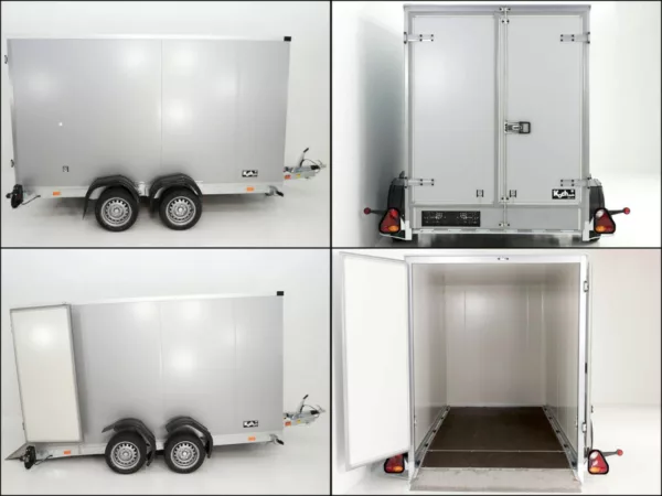 Vezeko Koffer-Absenkanhänger 157x344cm Höhe:190cm 2,7t|schwarz – Bild 11