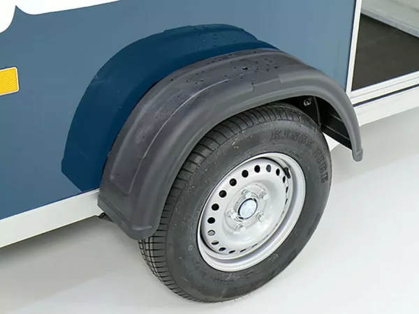 Debon Kofferanhänger Cargo 1300 Vollpoly 150x290cm H:160cm|Tür|blau – Bild 9
