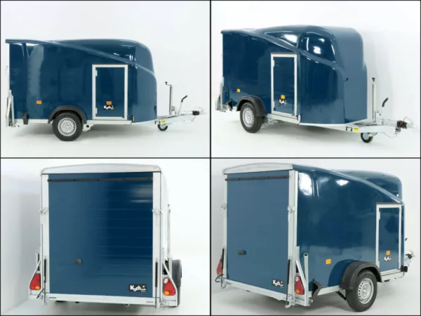 Debon Kofferanhänger Cargo 1300 Vollpoly 150x290cm H:160cm|Tür|blau – Bild 15