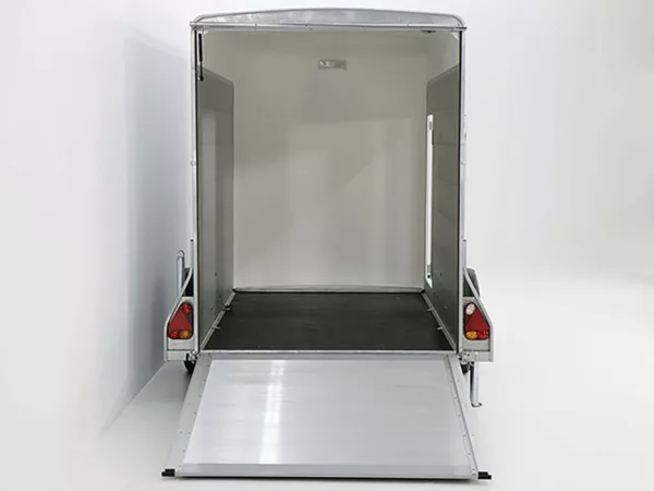 Debon Kofferanhänger C300 148x295cm H:190cm 1,3t|Alu, Polybug|Tür|blau – Bild 9