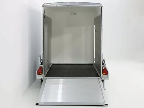 Debon Kofferanhänger C300 148x295cm H:190cm 1,3t Alu, Polybug|Tür|olivgrün – Bild 6