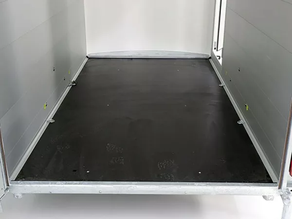 Debon Kofferanhänger C300 148x295cm H:190cm 1,3t Alu, Polybug|Tür|olivgrün – Bild 8