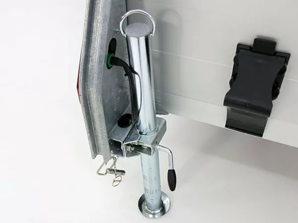 Debon Kofferanhänger C300 148x295cm H:190cm 1,3t Alu, Polybug|Tür|olivgrün – Bild 11
