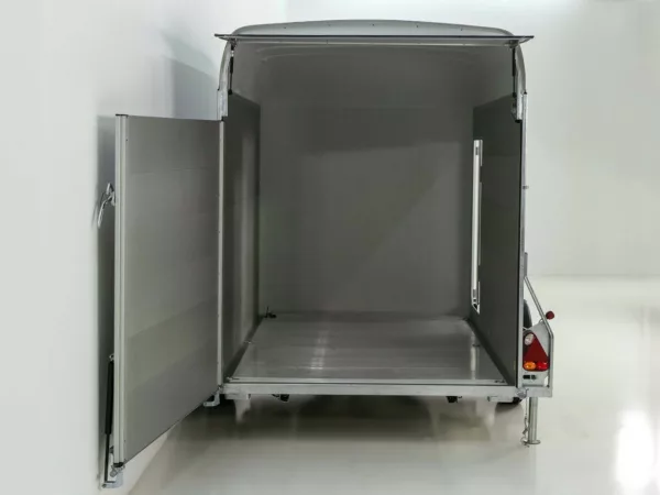 Debon Kofferanhänger C400 164x315cm H:200cm 1,3t|Alu, Polybug|Tür|olivgrün – Bild 12
