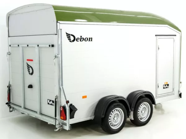 Debon Kofferanhänger Roadster C700 179x378 Höhe:201cm 2,6t|Alu|Polybug|Tür|olivgrün – Bild 5