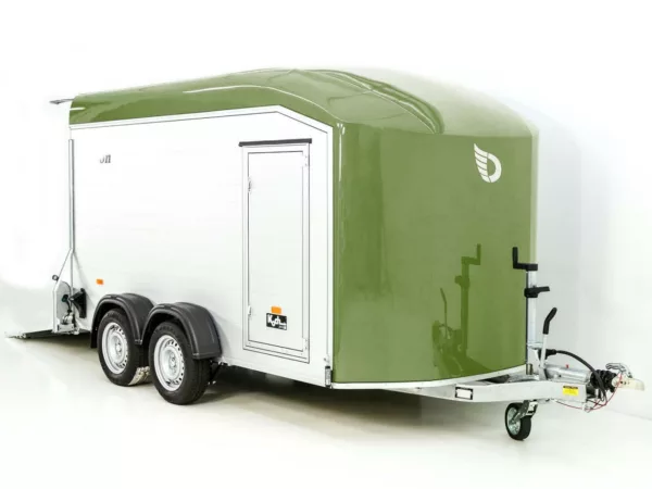 Debon Kofferanhänger Roadster C700 179x378 Höhe:201cm 2,6t|Alu|Polybug|Tür|olivgrün – Bild 9
