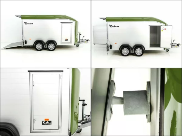 Debon Kofferanhänger Roadster C700 179x378 Höhe:201cm 2,6t|Alu|Polybug|Tür|olivgrün – Bild 12