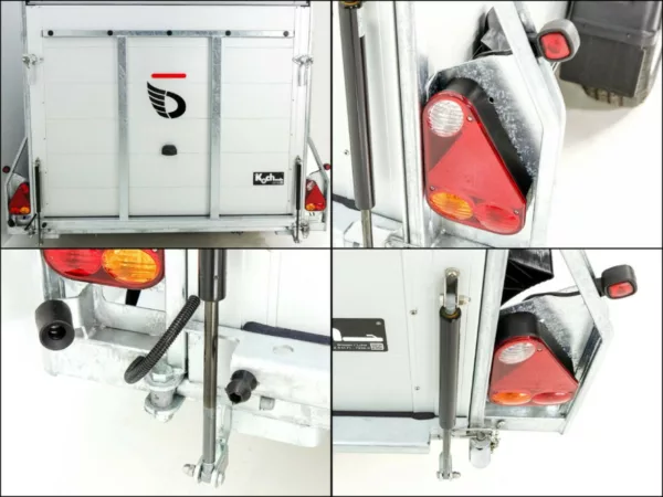 Debon Kofferanhänger Roadster C700 179x378 Höhe:201cm 2,6t|Alu|Polybug|Tür|olivgrün – Bild 15