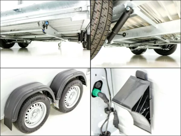 Debon Kofferanhänger Roadster C700 179x378 Höhe:201cm 2,6t|Alu|Polybug|Tür|olivgrün – Bild 16