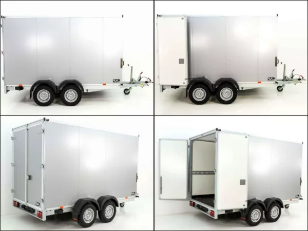 Vezeko Kofferanhänger 184x405cm Höhe:205cm 2,7t|silber – Bild 8