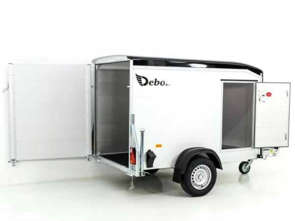 Debon Kofferanhänger Roadster Alu 255 125x255cm H:156cm|schwarz – Bild 3