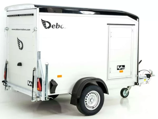 Debon Kofferanhänger Roadster Alu 255 125x255cm H:156cm|schwarz – Bild 7