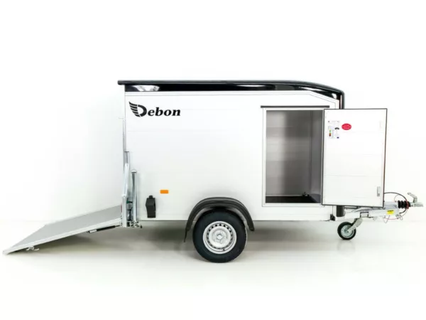 Debon Kofferanhänger Roadster Alu 255 125x255cm H:156cm|schwarz – Bild 9