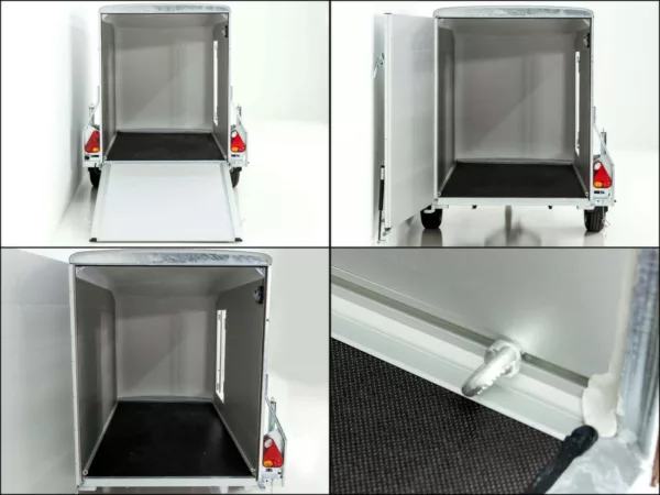 Debon Kofferanhänger Roadster Alu 255 125x255cm H:156cm|schwarz – Bild 12