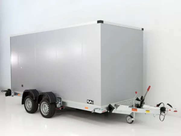 Vezeko Koffer-Absenkanhänger 157x344cm Höhe:210cm 2,7t|silber – Bild 6