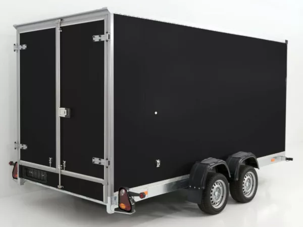 Vezeko Koffer-Absenkanhänger 167x400cm Höhe:190cm 3,5t|schwarz – Bild 5