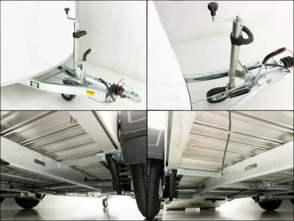 Debon Kofferanhänger C500 164x300cm H:200cm 2,0t|Alu|Polybug|Tür|weiß – Bild 17