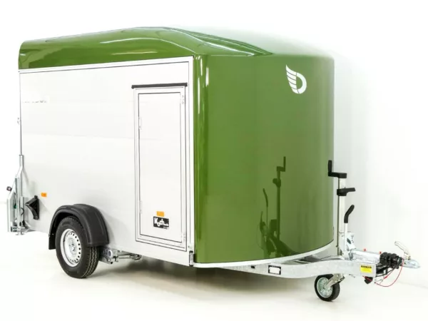 Debon Kofferanhänger C400 164x315cm H:200cm 1,3t|Alu, Polybug|Tür – Bild 5