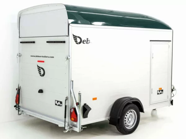 Debon Kofferanhänger C400 164x315cm H:200cm 1,3t|Alu, Polybug|Tür – Bild 7