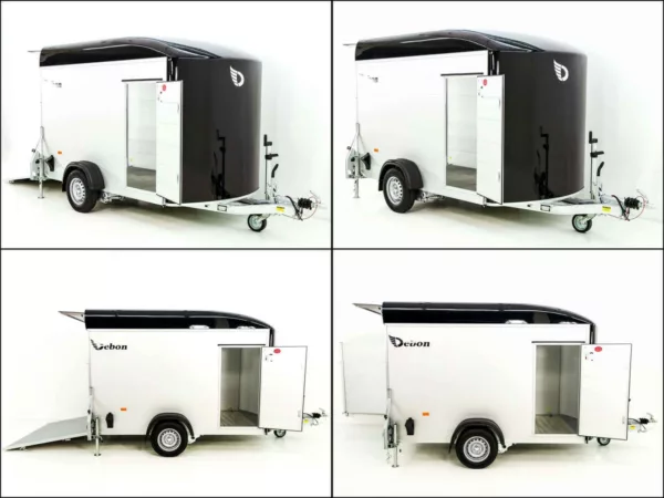 Debon Kofferanhänger C400 164x315cm H:200cm 1,3t|Alu, Polybug|Tür – Bild 8