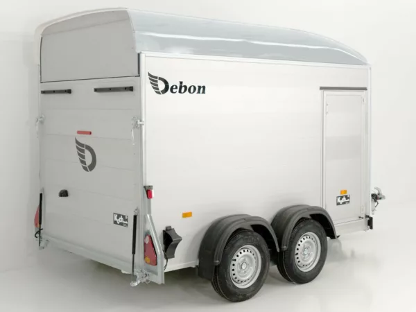 Debon Kofferanhänger C500 164x300cm H:200cm 2,0t|Alu|Polybug|Tür – Bild 5