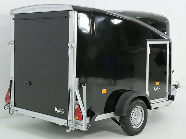 Debon Kofferanhänger Cargo 1300 Vollpoly 150x290cm H:160cm|Tür – Bild 8