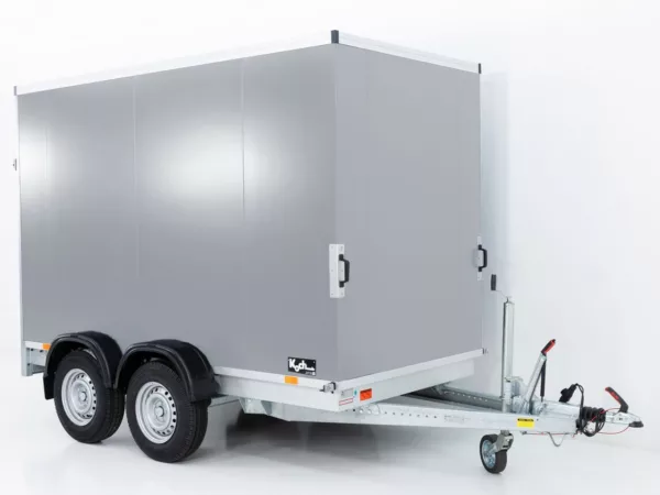 Vezeko Kofferanhänger 152x305cm Höhe:193cm 2,7t|Rampe|silber – Bild 6