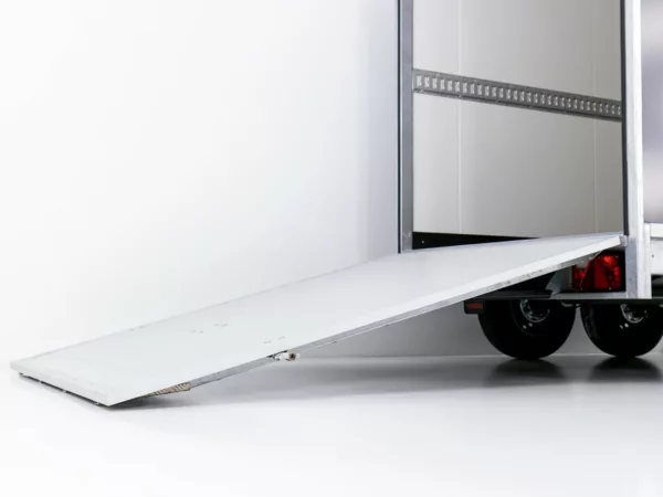 Vezeko Kofferanhänger 184x355cm Höhe:205cm 2,7t|Tür|Rampe|schwarz – Bild 11
