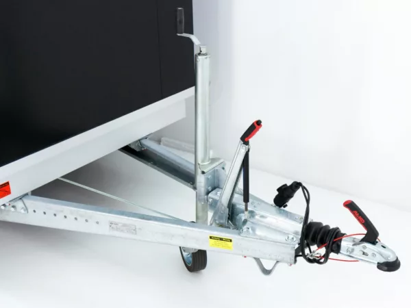 Vezeko Kofferanhänger 184x355cm Höhe:205cm 2,7t|Tür|Rampe|schwarz – Bild 13