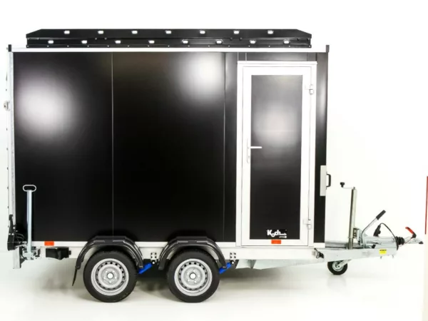 Vezeko Kofferanhänger 152x305cm Höhe:193cm 2,7t|Rampe|Dachträger| schwarz – Bild 8