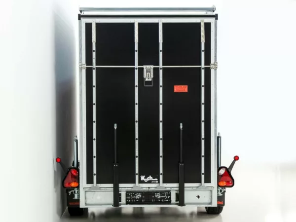 Vezeko Kofferanhänger 152x305cm Höhe:193cm 2,7t|Rampe|Dachträger| schwarz – Bild 9