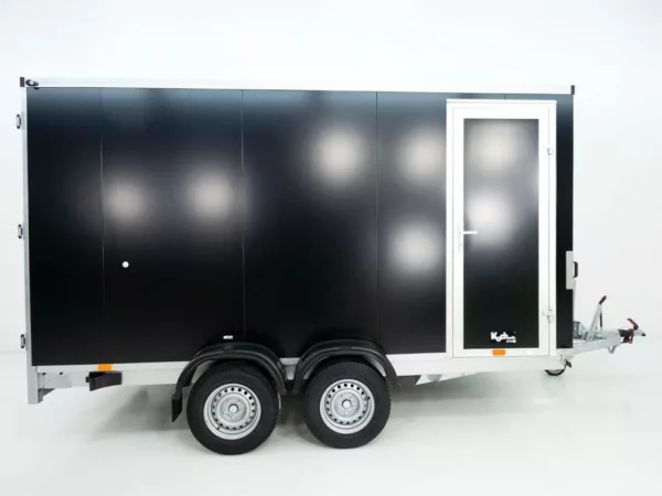 Vezeko Kofferanhänger 184x405cm Höhe:205cm 2,7t|Tür|schwarz – Bild 3