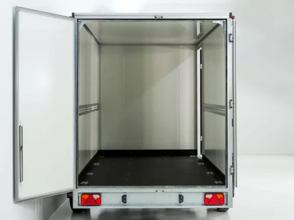 Vezeko Kofferanhänger 204x405cm Höhe:205cm 2,7t | Tür | schwarz – Bild 8