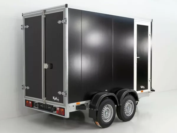 Vezeko Kofferanhänger 152x355cm Höhe:193cm 2,7t|Tür|schwarz – Bild 5