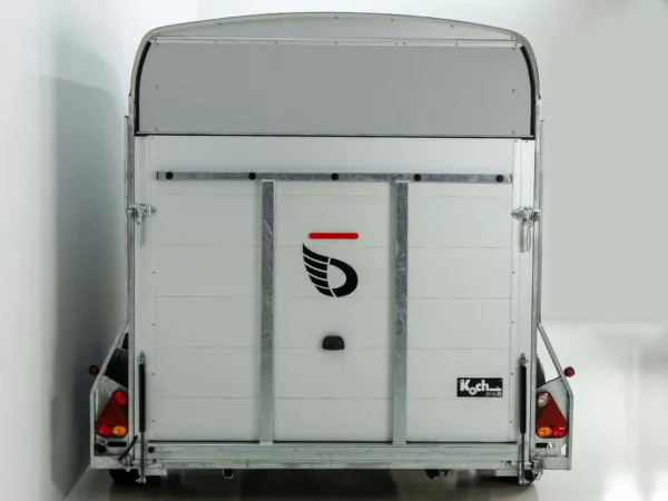 Debon Kofferanhänger Roadster C700 179x378 Höhe:201cm 2,6t|Alu|Polybug|Tür|grau – Bild 7