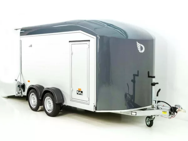 Debon Kofferanhänger Roadster C700 179x378 Höhe:201cm 2,6t|Alu|Polybug|Tür|grau – Bild 9