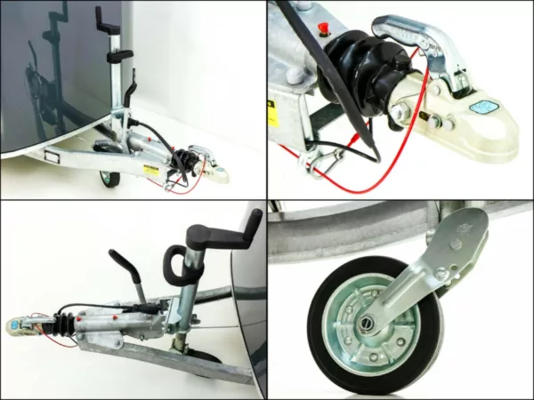 Debon Kofferanhänger Roadster C700 179x378 Höhe:201cm 2,6t|Alu|Polybug|Tür|grau – Bild 17