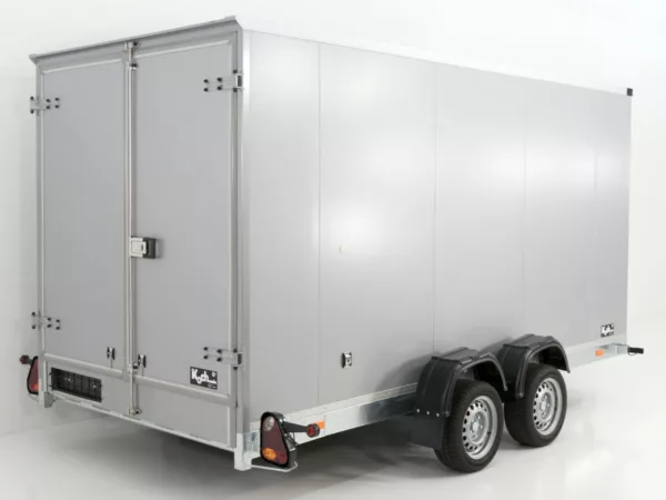 Vezeko Koffer-Absenkanhänger 167x400cm Höhe:210cm 3,5t|silber – Bild 5