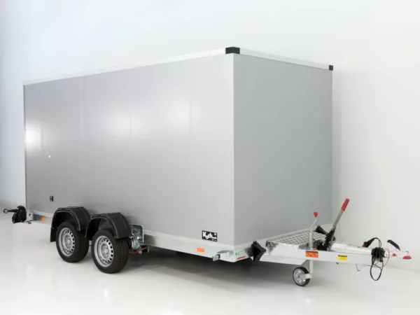 Vezeko Koffer-Absenkanhänger 167x400cm Höhe:210cm 3,5t|silber – Bild 6