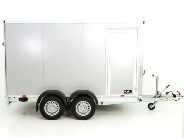 Vezeko Kofferanhänger 152x355cm Höhe:193cm 2,7t|Tür|Rampe|silber – Bild 7