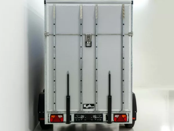 Vezeko Kofferanhänger 152x355cm Höhe:193cm 2,7t|Tür|Rampe|silber – Bild 8